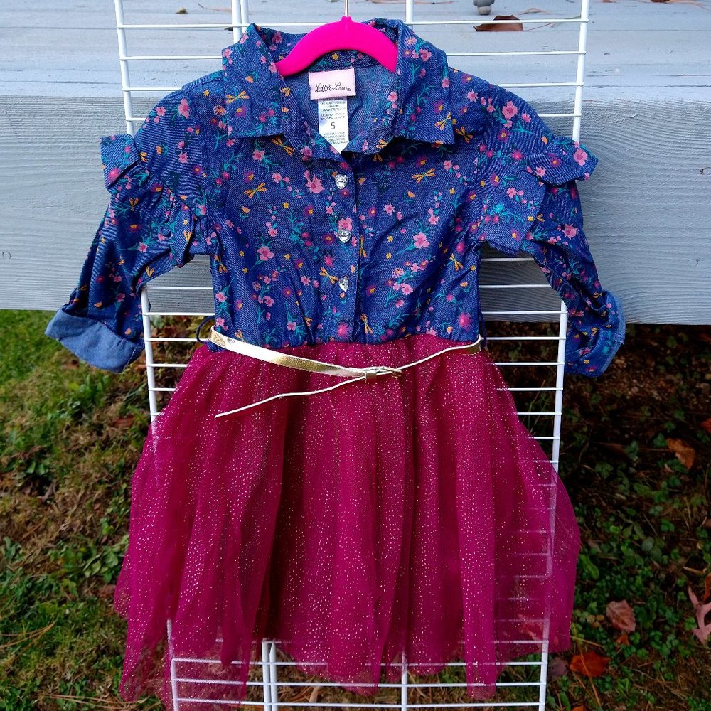 *NEVER WORN * LIKE NEW* Little Lass Toddler Dress Size 5